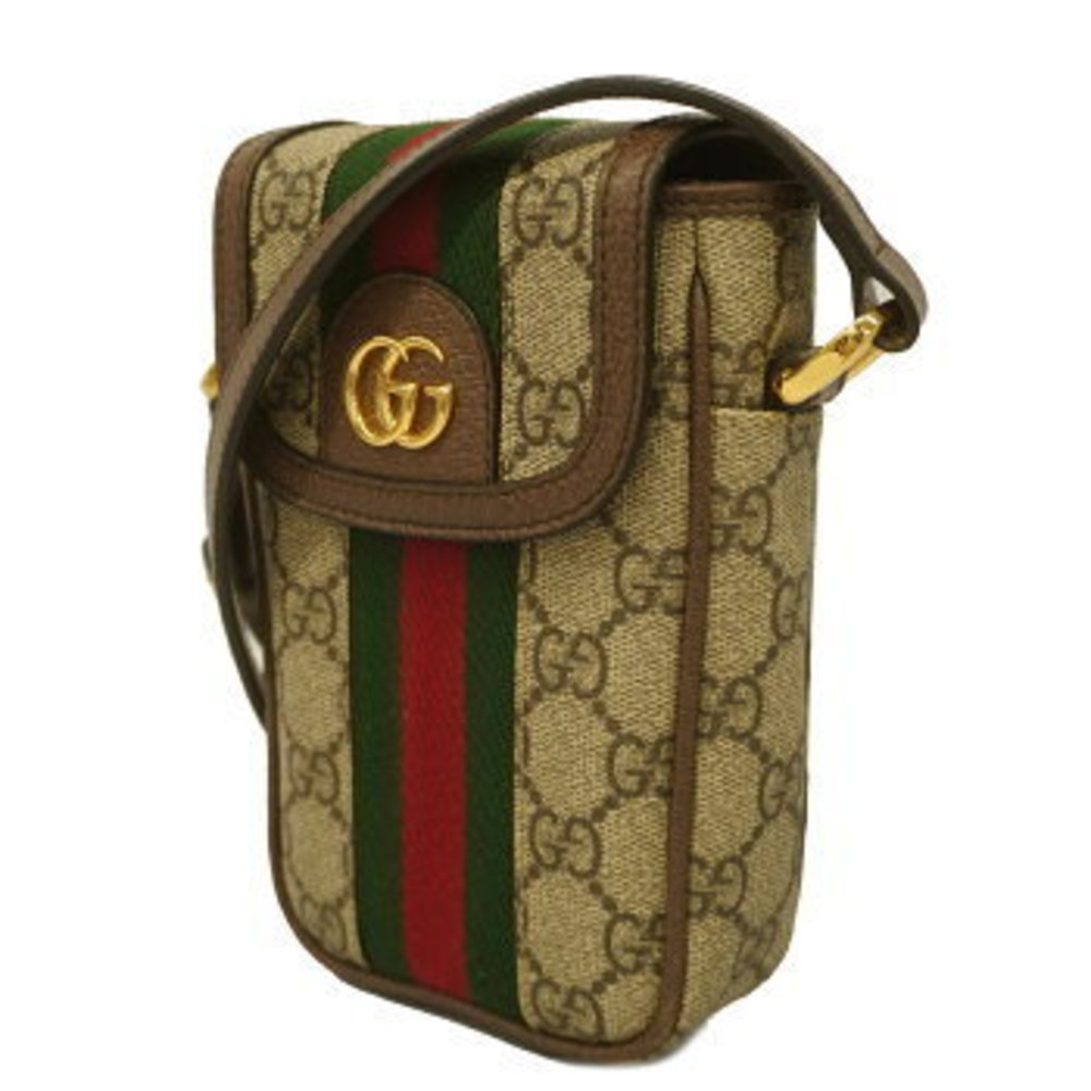 Gucci Ophidia GG SupremeGold Metal Shoulder Bag